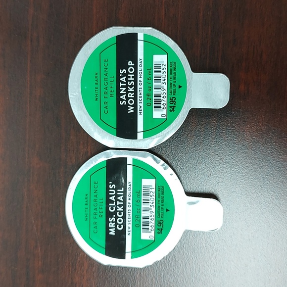 Bath & Body Works WOODY WAGON Car Fragrance Holder Visor/Vent Clip + 5 Refills - Picture 5 of 6